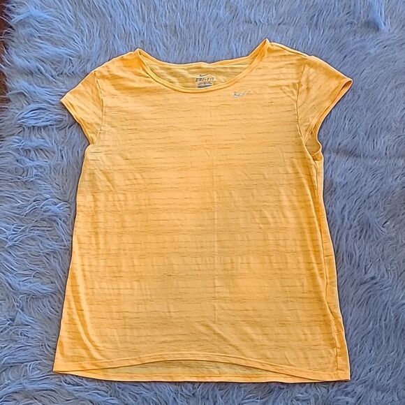 Nike orange dri fit womens workout tshirt size small‎ - Picture 1 of 7